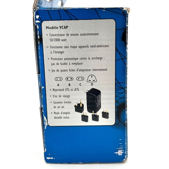 Voltage Converter Kit With Adaptor Plugs Model VCAP 50/2000 Watt Autoswitching - Picture 7 of 14